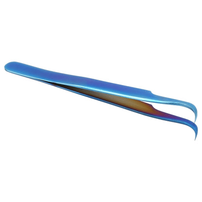 Vetus MCS-15 Bright Blue Curved Tweezers - Tweezers by VETUS | Online Shopping South Africa | PMC Jewellery | Buy Now Pay Later Mobicred