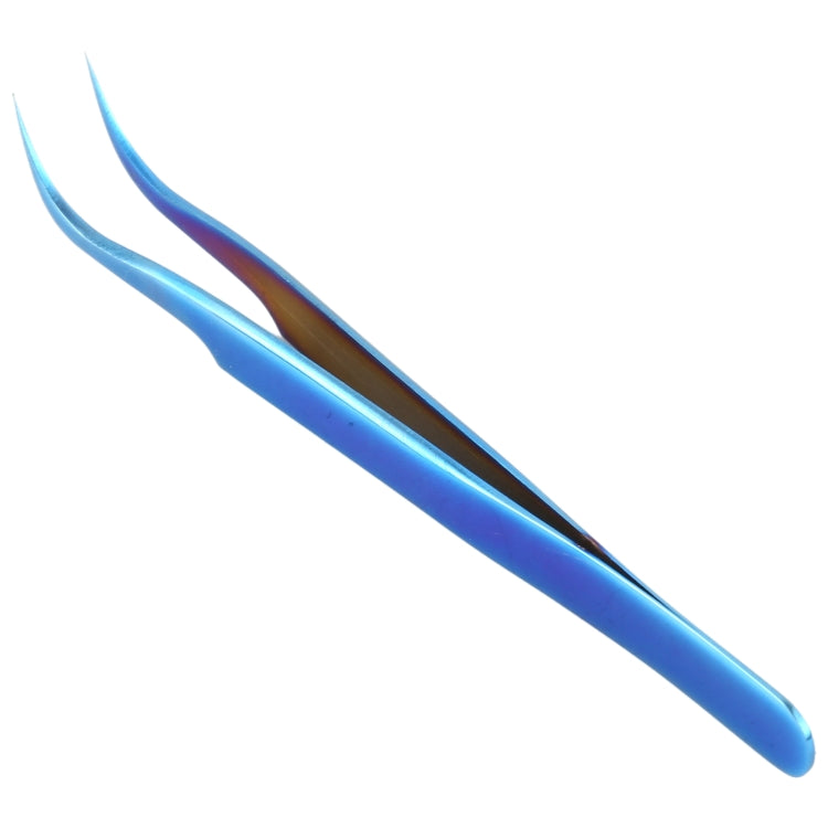 Vetus MCS-15 Bright Blue Curved Tweezers - Tweezers by VETUS | Online Shopping South Africa | PMC TechLife | Buy Now Pay Later Mobicred