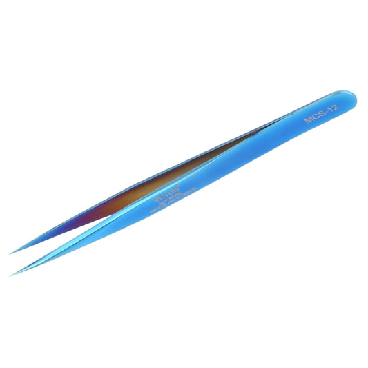 Vetus MCS-12 Bright Color Tweezers(Blue) - Tweezers by VETUS | Online Shopping South Africa | PMC Jewellery | Buy Now Pay Later Mobicred