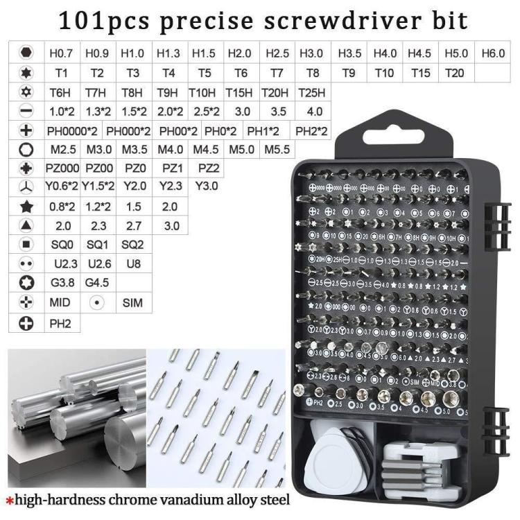 122 in 1 Precision Magnetic Screwdriver Kit(White) - Screwdriver Set by PMC TechLife | Online Shopping South Africa | PMC TechLife | Buy Now Pay Later Mobicred