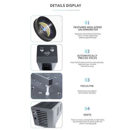 TBK-958M Laser Marking Machine Auto Focus Frame Separator 2 in 1 Engraving Equipment, EU Plug - Laser Machines by TBK | Online Shopping South Africa | PMC Jewellery | Buy Now Pay Later Mobicred