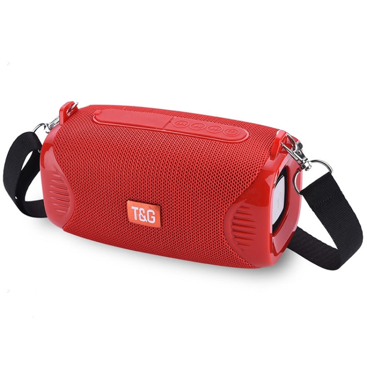 T&G TG532 10W Wireless Bluetooth Speaker Waterproof Portable Outdoor Mini Column Box Loudspeaker with FM Radio(Red) - Desktop Speaker by T&G | Online Shopping South Africa | PMC Jewellery | Buy Now Pay Later Mobicred