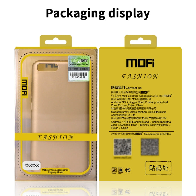 For Xiaomi Mi 10 Lite MOFI Frosted PC Ultra-thin Hard Case(Rose gold) - Xiaomi Cases by MOFI | Online Shopping South Africa | PMC Jewellery