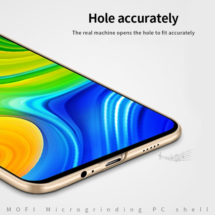 For Xiaomi Redmi 10X 4G MOFI Frosted PC Ultra-thin Hard Case(Gold) - Xiaomi Cases by MOFI | Online Shopping South Africa | PMC TechLife