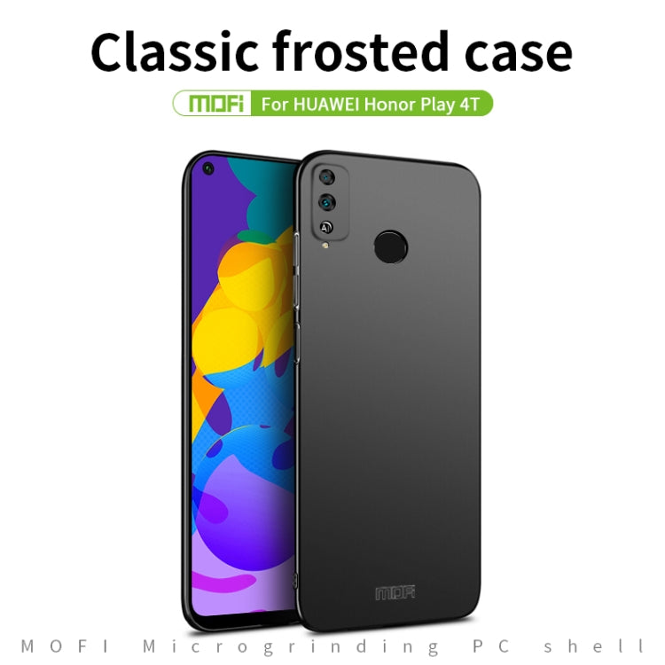 For Huawei Honor Play 4T MOFI Frosted PC Ultra-thin Hard Case(Red) - Honor Cases by MOFI | Online Shopping South Africa | PMC TechLife | Buy Now Pay Later Mobicred