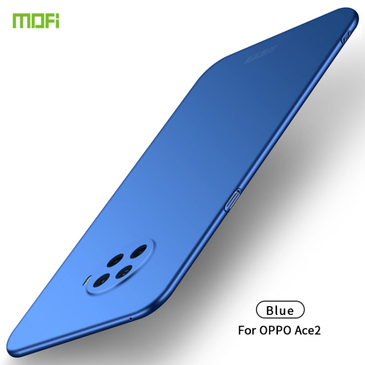 For OPPO Ace2 MOFI Frosted PC Ultra-thin Hard Case(Blue) - OPPO Cases by MOFI | Online Shopping South Africa | PMC TechLife