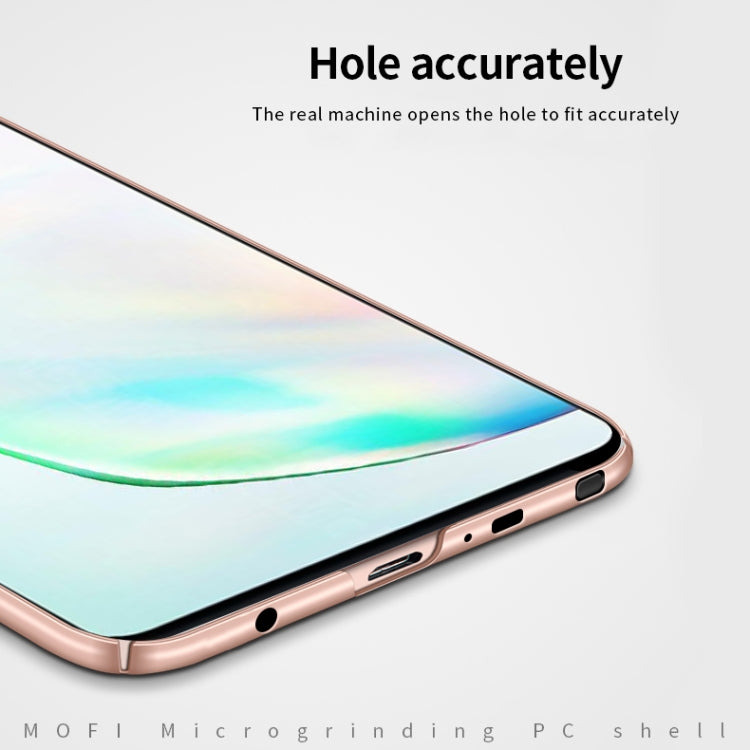 For Samsung Galaxy A81/Note10Lite MOFI Frosted PC Ultra-thin Hard C(Black) - Galaxy Phone Cases by MOFI | Online Shopping South Africa | PMC TechLife