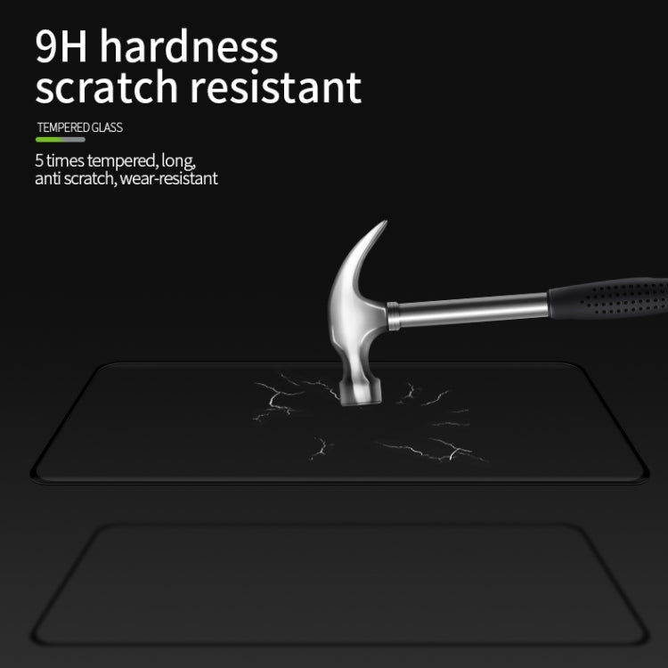 For OnePlus 8 MOFI 9H 3D Explosion Proof Thermal Bending Full Screen Covered Tempered Glass Film(Black) - OnePlus Tempered Glass by MOFI | Online Shopping South Africa | PMC Jewellery