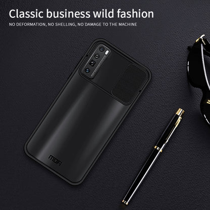 For Huawei nova 7 Pro MOFI Xing Dun Series PC + TPU Anti-peep Waterproof And Anti-drop All-inclusive Protective Shell, Translucent Frosted(Black) - Huawei Cases by MOFI | Online Shopping South Africa | PMC Jewellery