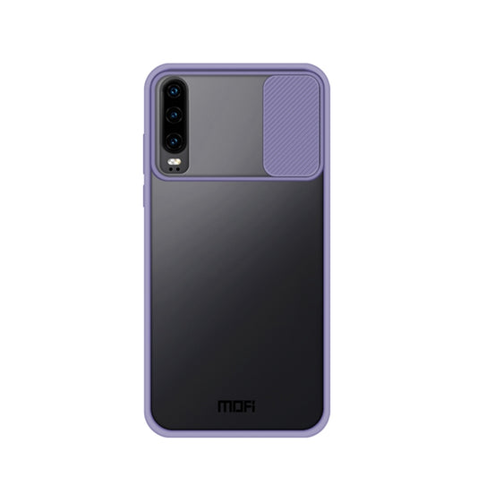 For Huawei P30 MOFI Xing Dun Series PC + TPU Anti-peep Waterproof And Anti-drop All-inclusive Protective Shell, Translucent Frosted(Purple) - Huawei Cases by MOFI | Online Shopping South Africa | PMC Jewellery