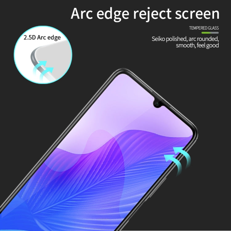 For Huawei Honor 30 Lite MOFI 9H 2.5D Full Screen Tempered Glass Film(Black) - free shipping - PMC TechLife - Order now!