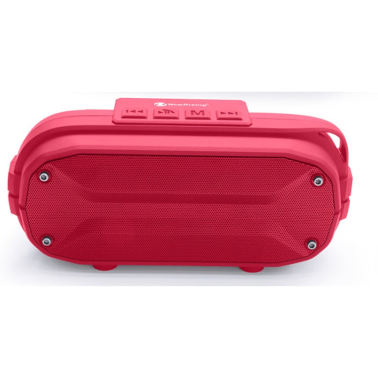 NewRixing NR-3023 Portable Stereo Wireless Bluetooth Speaker, Built-in Microphone, Support TF Card / FM(Red) - Desktop Speaker by NewRixing | Online Shopping South Africa | PMC Jewellery | Buy Now Pay Later Mobicred