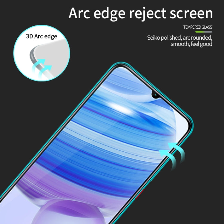 For Xiaomi Redmi 10X Pro MOFI 9H 3D Explosion-proof Curved Screen Tempered Glass Film(Black) -  by MOFI | Online Shopping South Africa | PMC Jewellery