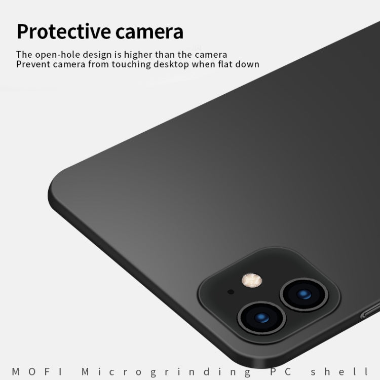For iPhone 12 mini MOFI Frosted PC Ultra-thin Hard Case(Red) - iPhone 12 mini Cases by MOFI | Online Shopping South Africa | PMC TechLife
