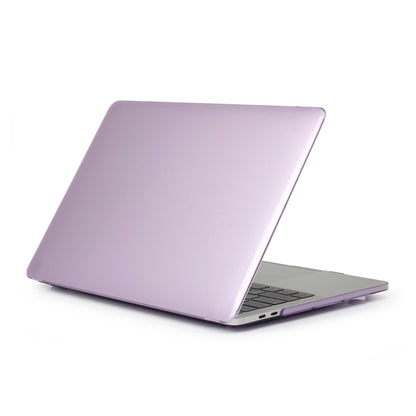 ENKAY Hat-Prince 3 in 1 For MacBook Pro 13 inch A2289 / A2251 (2020) Crystal Hard Shell Protective Case + US Version Ultra-thin TPU Keyboard Protector Cover + Anti-dust Plugs Set(Purple) - MacBook Pro Cases by ENKAY | Online Shopping South Africa | PMC Jewellery | Buy Now Pay Later Mobicred