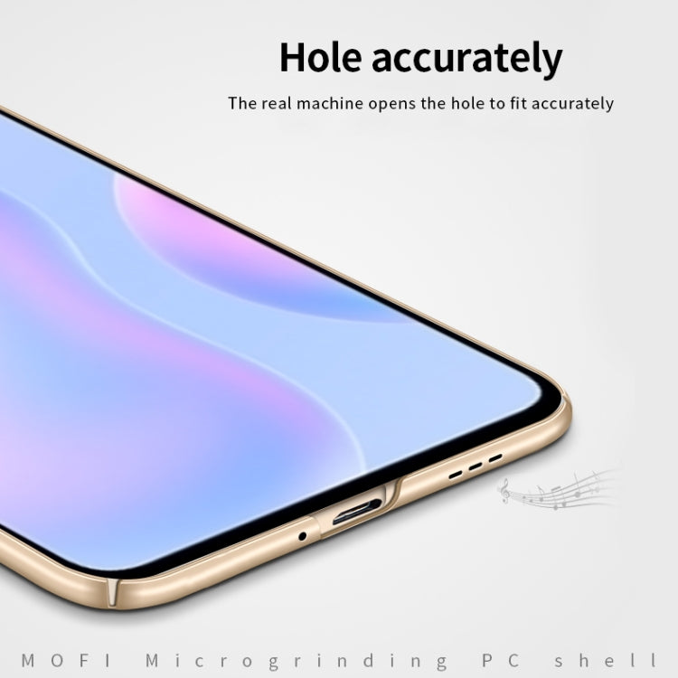 For Xiaomi Redmi 9A MOFI Frosted PC Ultra-thin Hard Case(Gold) - Xiaomi Cases by MOFI | Online Shopping South Africa | PMC TechLife | Buy Now Pay Later Mobicred
