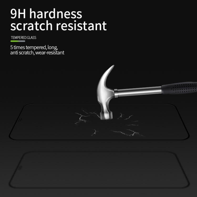 For iPhone 12 mini MOFI 9H 2.5D Full Screen Tempered Glass Film(Black) - free shipping - PMC TechLife - Order now!