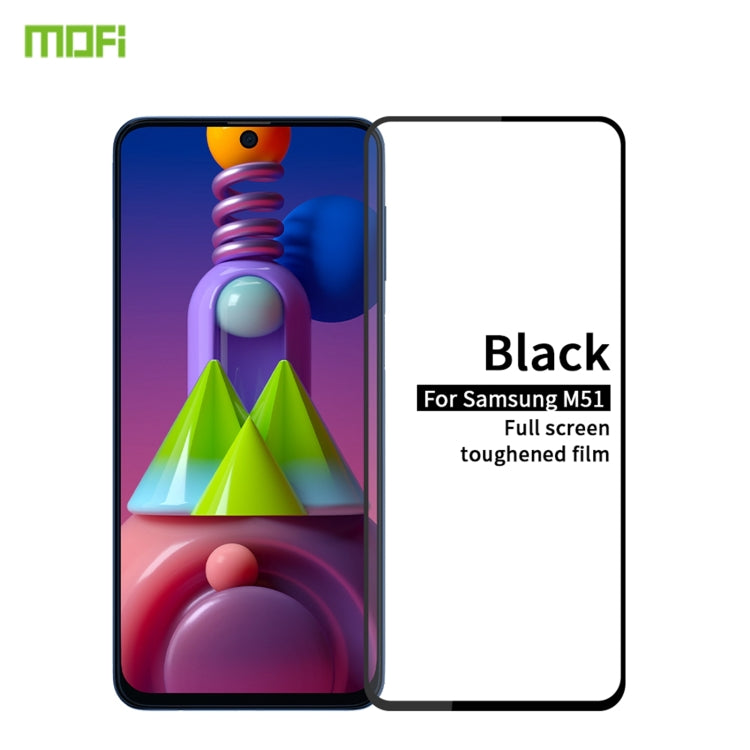 For Xiaomi 10T Lite MOFI 9H 2.5D Full Screen Tempered Glass Film(Black) -  by MOFI | Online Shopping South Africa | PMC Jewellery