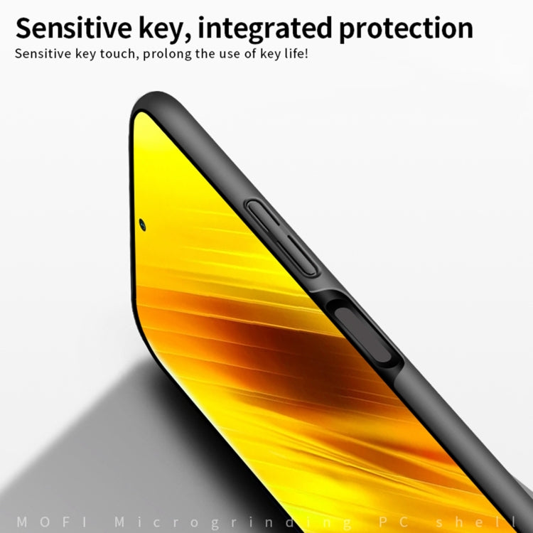 For Xiaomi POCO X3/X3 NFC MOFI Frosted PC Ultra-thin Hard Case(Blue) - Xiaomi Cases by MOFI | Online Shopping South Africa | PMC TechLife