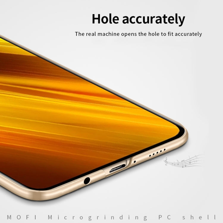 For Xiaomi POCO X3/X3 NFC MOFI Frosted PC Ultra-thin Hard Case(Blue) - Xiaomi Cases by MOFI | Online Shopping South Africa | PMC TechLife