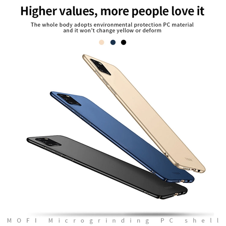For Samsung Galaxy A31 MOFI Frosted PC Ultra-thin Hard Case(Black) - Galaxy Phone Cases by MOFI | Online Shopping South Africa | PMC TechLife | Buy Now Pay Later Mobicred