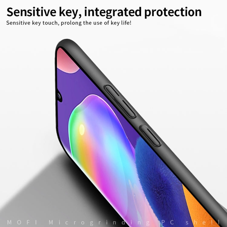 For Samsung Galaxy A31 MOFI Frosted PC Ultra-thin Hard Case(Black) - Galaxy Phone Cases by MOFI | Online Shopping South Africa | PMC TechLife | Buy Now Pay Later Mobicred