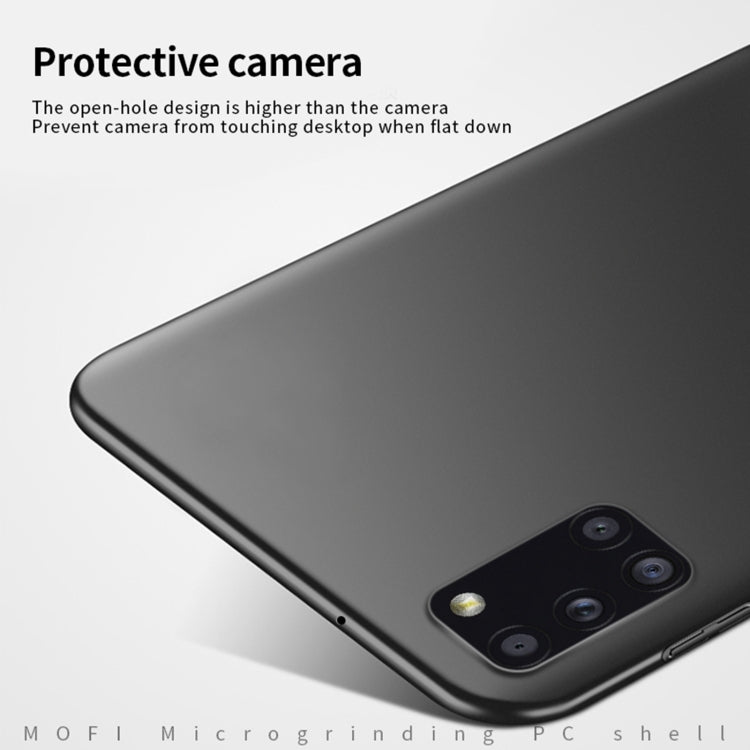 For Samsung Galaxy A31 MOFI Frosted PC Ultra-thin Hard Case(Black) - Galaxy Phone Cases by MOFI | Online Shopping South Africa | PMC TechLife | Buy Now Pay Later Mobicred