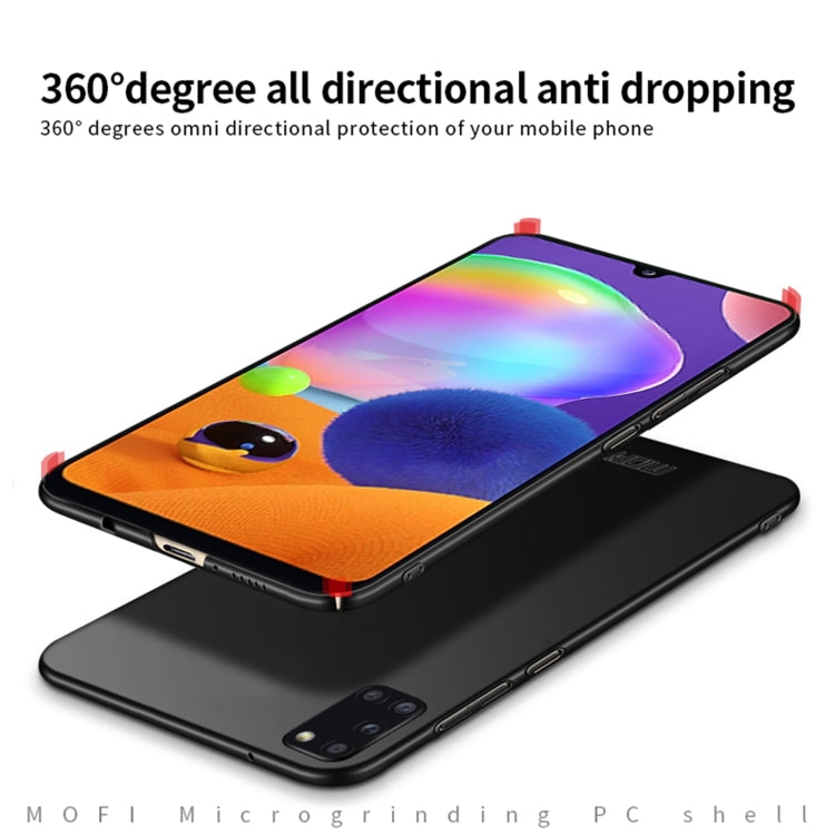 For Samsung Galaxy A31 MOFI Frosted PC Ultra-thin Hard Case(Black) - Galaxy Phone Cases by MOFI | Online Shopping South Africa | PMC TechLife | Buy Now Pay Later Mobicred