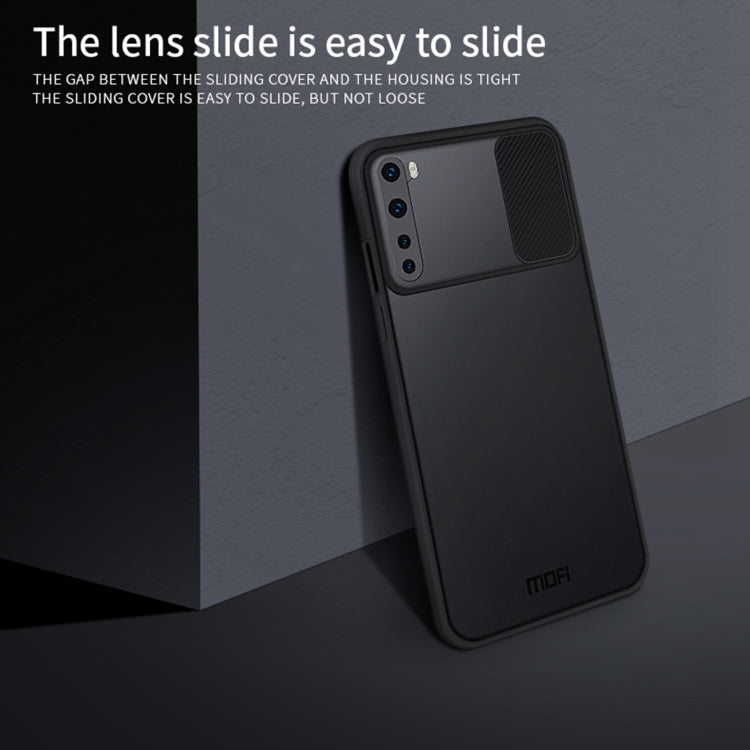 For OnePlus Nord MOFI Xing Dun Series Translucent Frosted PC + TPU Privacy Anti-glare Shockproof All-inclusive Protective Case(Green) - OnePlus Cases by MOFI | Online Shopping South Africa | PMC Jewellery