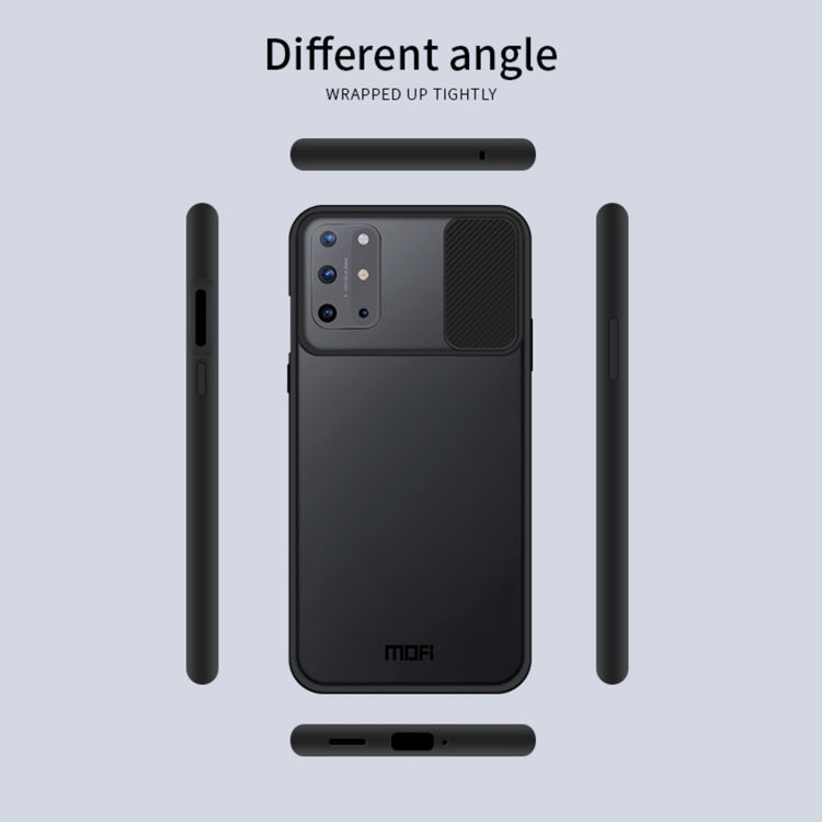 For OnePlus 8T MOFI Xing Dun SeriesTranslucent Frosted PC + TPU Privacy Anti-glare Shockproof All-inclusive Protective Case(Black) - OnePlus Cases by MOFI | Online Shopping South Africa | PMC Jewellery