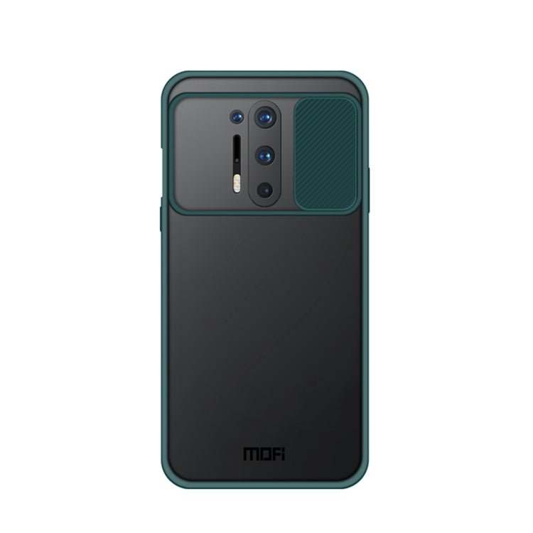 For OnePlus 8 Pro MOFI Xing Dun Series Translucent Frosted PC + TPU Privacy Anti-glare Shockproof All-inclusive Protective Case(Green) - OnePlus Cases by MOFI | Online Shopping South Africa | PMC Jewellery