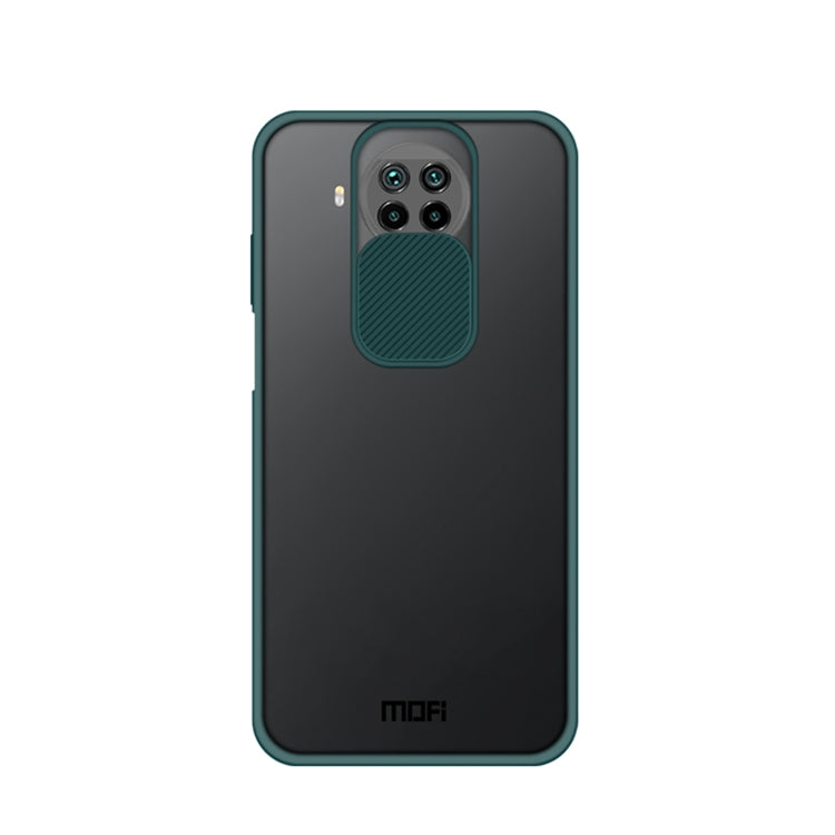 For Xiaomi Mi 10T Lite MOFI Xing Dun Series Translucent Frosted PC + TPU Privacy Anti-glare Shockproof All-inclusive Protective Case(Green) - Xiaomi Cases by MOFI | Online Shopping South Africa | PMC Jewellery