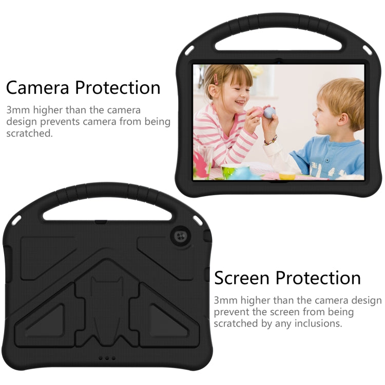 For Huawei MediaPad T3 10 EVA Flat Anti Falling Protective Case Shell with Holder(Black) - Huawei by PMC TechLife | Online Shopping South Africa | PMC TechLife