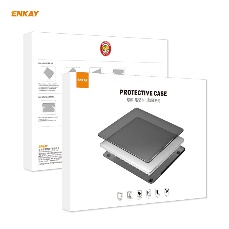 ENKAY 3 in 1 Crystal Laptop Protective Case + US Version TPU Keyboard Film + Anti-dust Plugs Set for MacBook Pro 13.3 inch A1708 (without Touch Bar)(Pink) - MacBook Pro Cases by ENKAY | Online Shopping South Africa | PMC Jewellery | Buy Now Pay Later Mobicred