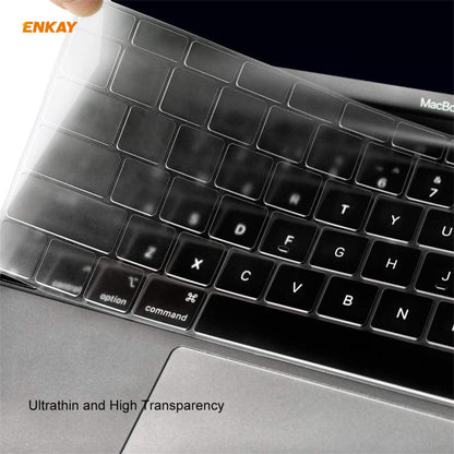 ENKAY 3 in 1 Matte Laptop Protective Case + US Version TPU Keyboard Film + Anti-dust Plugs Set for MacBook Pro 13.3 inch A1706 / A1989 / A2159 (with Touch Bar)(Purple) - MacBook Pro Cases by ENKAY | Online Shopping South Africa | PMC Jewellery | Buy Now Pay Later Mobicred