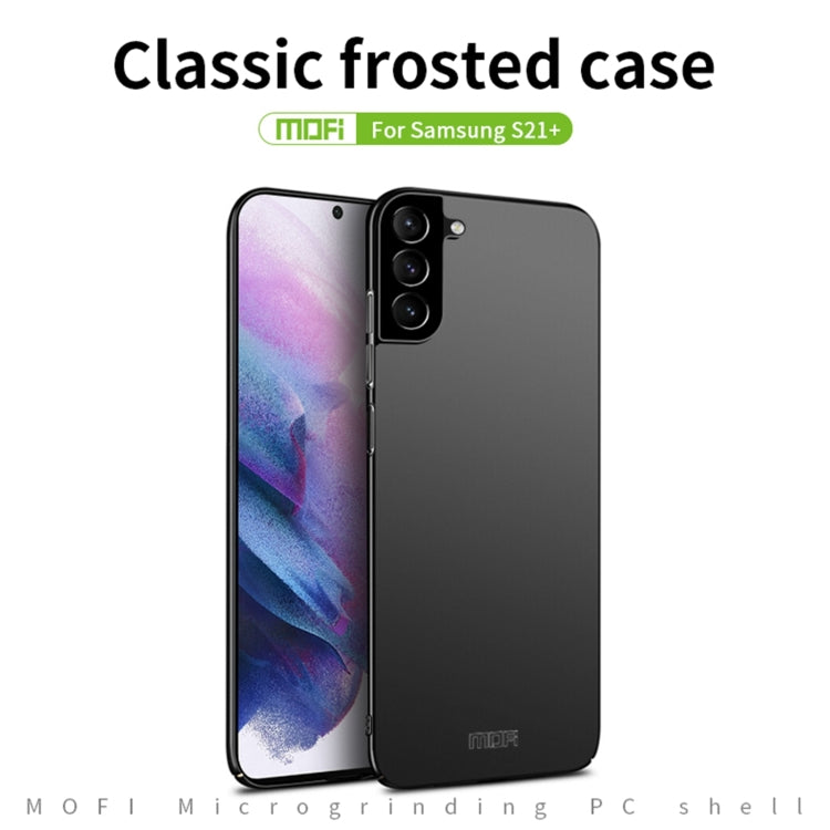 For Samsung Galaxy S21+ 5G MOFI Frosted PC Ultra-thin Hard Case(Black) - Galaxy S21+ 5G Cases by MOFI | Online Shopping South Africa | PMC Jewellery