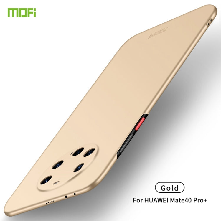 For Huawei Mate 40 Pro+ MOFI Frosted PC Ultra-thin Hard Case(Gold) - Huawei Cases by MOFI | Online Shopping South Africa | PMC Jewellery