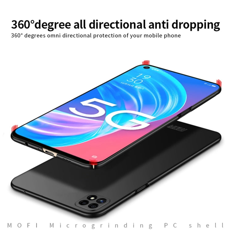 For OPPO A72 MOFI Frosted PC Ultra-thin Hard Case(Gold) - OPPO Cases by MOFI | Online Shopping South Africa | PMC TechLife | Buy Now Pay Later Mobicred