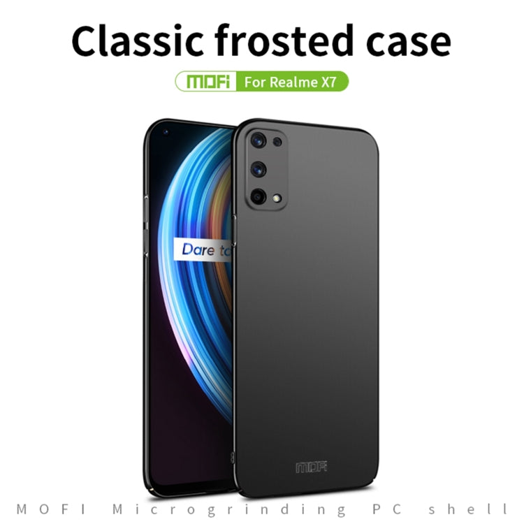 For OPPO Realme X7 MOFI Frosted PC Ultra-thin Hard Case(Blue) - Realme Cases by MOFI | Online Shopping South Africa | PMC Jewellery