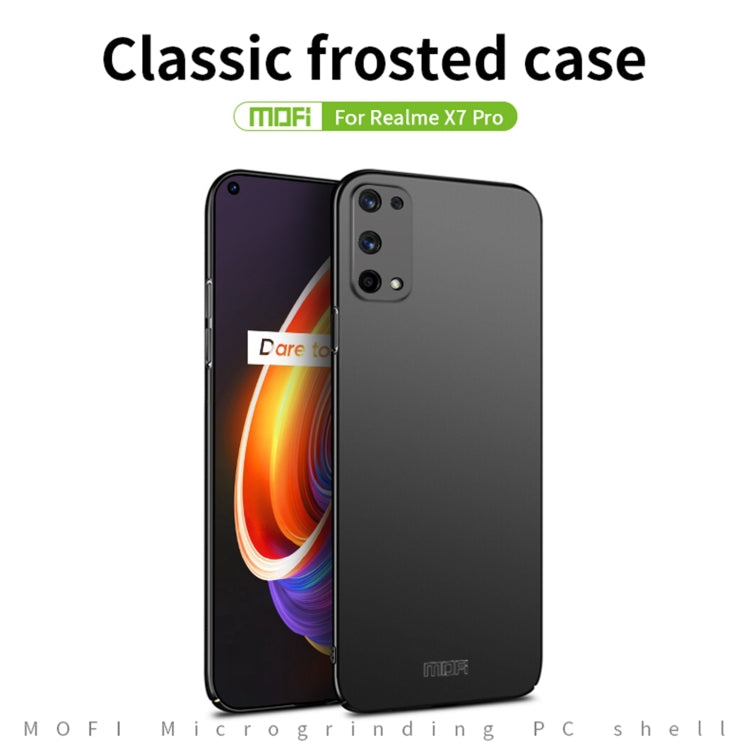 For OPPO Realme X7 Pro MOFI Frosted PC Ultra-thin Hard Case(Blue) - Realme Cases by MOFI | Online Shopping South Africa | PMC Jewellery