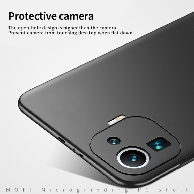 For Xiaomi Mi 11 Pro MOFI Frosted PC Ultra-thin Hard Case(Black) - free shipping - PMC TechLife - Order now!