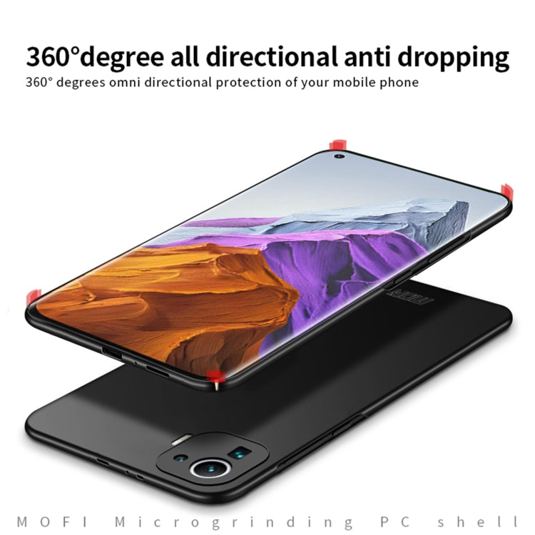 For Xiaomi Mi 11 Pro MOFI Frosted PC Ultra-thin Hard Case(Black) - free shipping - PMC TechLife - Order now!