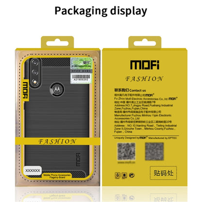 For Motorola Moto G Play 2021 MOFI Gentleness Series Brushed Texture Carbon Fiber Soft TPU Case(Gray) - Motorola Cases by MOFI | Online Shopping South Africa | PMC Jewellery