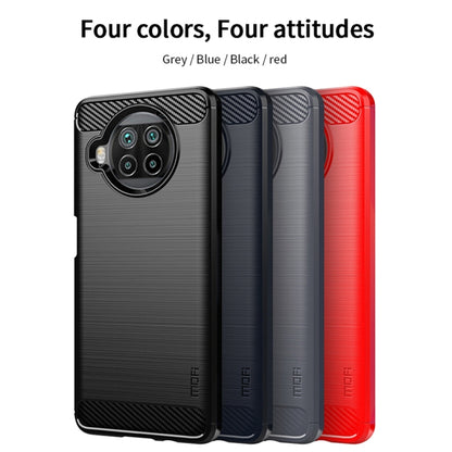 For Xiaomi Mi 10T Lite /Mi 10i 5G / Note 9 Pro 5G MOFI Gentleness Series Brushed Texture Carbon Fiber Soft TPU Case(Blue) - Xiaomi Cases by MOFI | Online Shopping South Africa | PMC Jewellery