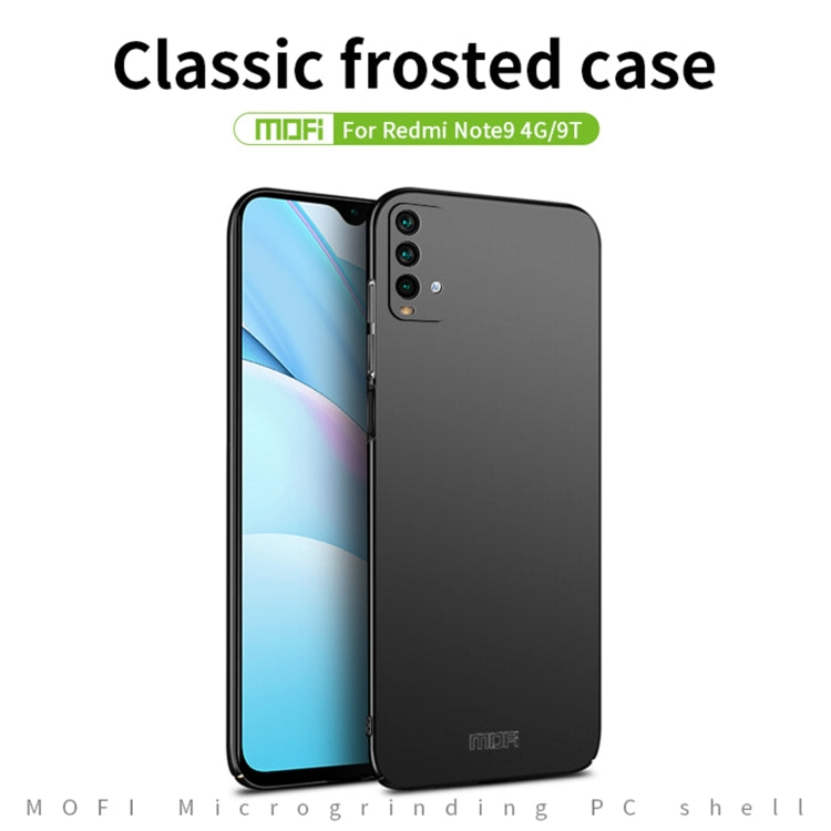 For Xiaomi Redmi 9T / Note9 4G / 9 Power MOFI Frosted PC Ultra-thin Hard Case(Red) - Xiaomi Cases by MOFI | Online Shopping South Africa | PMC TechLife | Buy Now Pay Later Mobicred