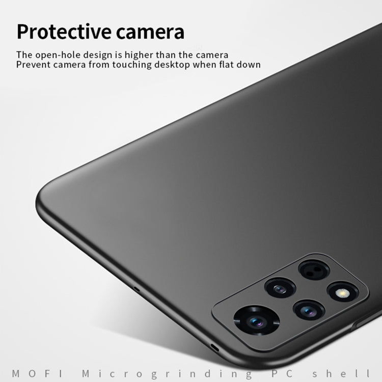 For Honor V40 MOFI Frosted PC Ultra-thin Hard Case(Black) - Honor Cases by MOFI | Online Shopping South Africa | PMC TechLife | Buy Now Pay Later Mobicred