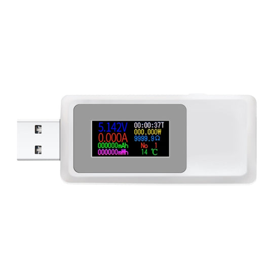 Keweisi KWS-MX19 USB Tester DC 4V-30V 0-5A Current Voltage Detector(White) - Current & Voltage Tester by PMC Jewellery | Online Shopping South Africa | PMC Jewellery | Buy Now Pay Later Mobicred