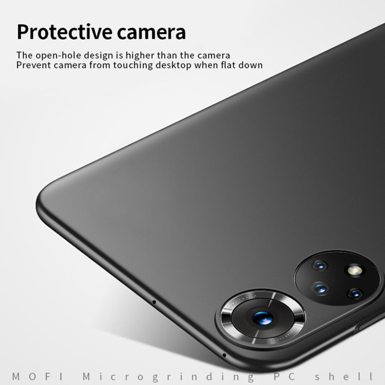 For Honor 50 MOFI Frosted PC Ultra-thin Hard Case(Black) - Honor Cases by MOFI | Online Shopping South Africa | PMC Jewellery