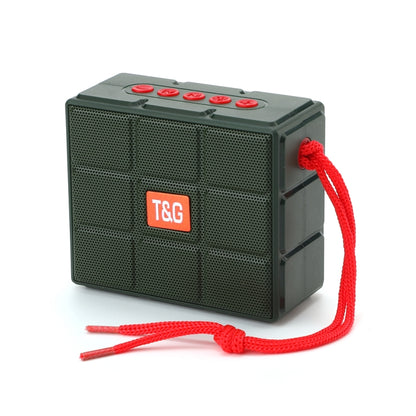 T&G TG311 LED Flashlight Portable Bluetooth Speaker, Support TF Card / FM / 3.5mm AUX / U Disk(Green) - Desktop Speaker by T&G | Online Shopping South Africa | PMC Jewellery | Buy Now Pay Later Mobicred