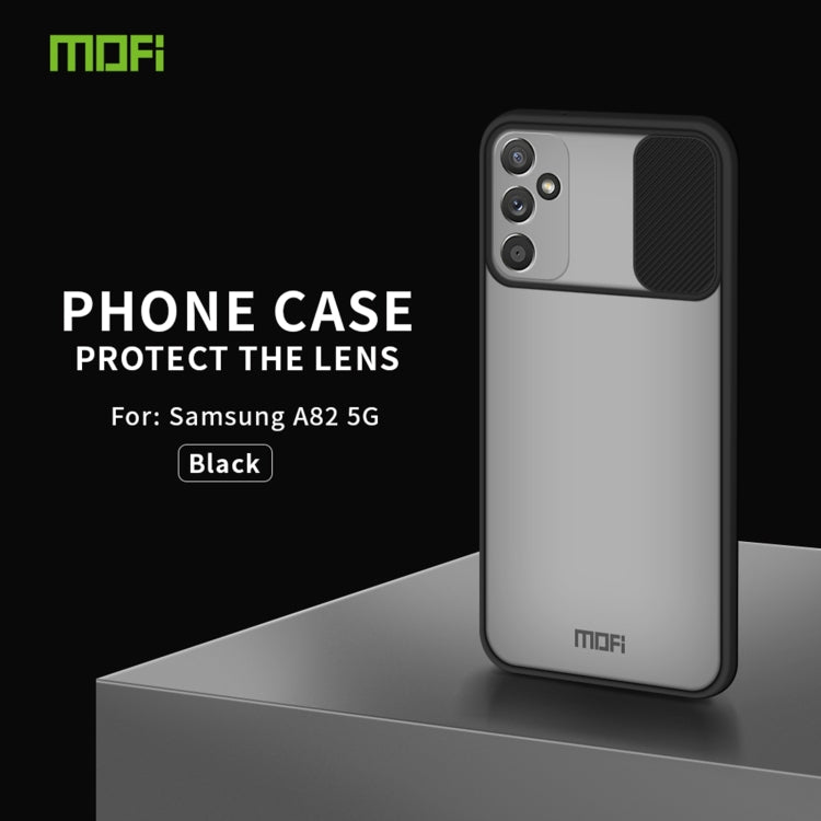 For Samsung Galaxy A82 5G MOFI Xing Dun Series Translucent Frosted PC + TPU Privacy Anti-glare Shockproof All-inclusive Protective Case(Black) - Galaxy Phone Cases by MOFI | Online Shopping South Africa | PMC Jewellery